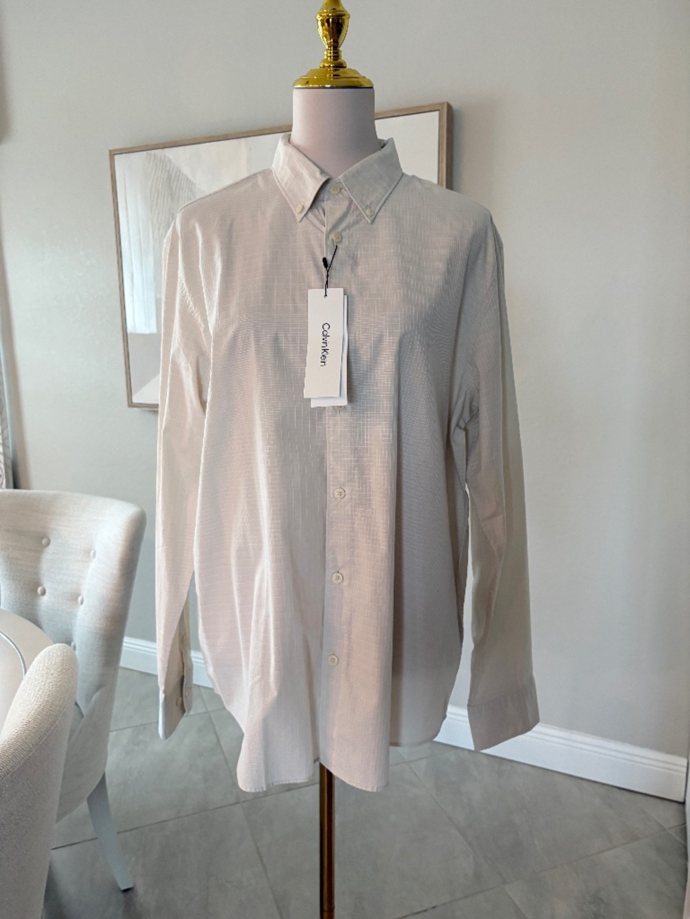 NWT Men's Calvin Klein Dress Shirt